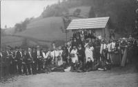 Festival in Hraničná (Grenzgrunt) in the Jeseník region in the 1930s