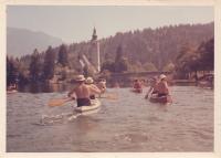 Na vodě v Jugoslávii (Bohinjské jezero) 1977