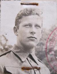 Josef Liška v československé brigádě v roce 1945