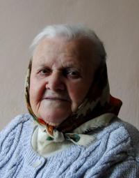 Portrétní fotografie pamětnice; Blatnice; 2017