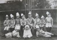 Schoolboys (R. Průcha in the middle)