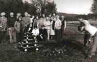 tajná setkání old skautů na chalupě u Ulrychů-70. a 80. léta