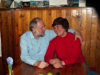 František Srovnal  s manželkou Jitkou (Frankovou) 13.3.2008