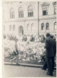 Oslavy osvobození Plzně Američany, květen 1948