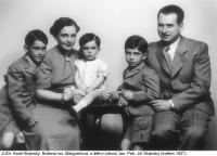 Rodina Stránských v roce 1937