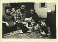 1985 - Václav and Kamila Benda with family