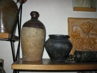From the medieval cellars in Pilsen - various containers