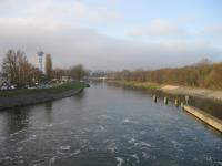 River Labe in Pardubice