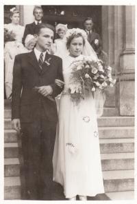 Věra Šestáková - svatba