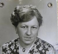 Anna Sedláčková v roce  1974