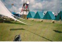 Čeští skauti představili na Jamboree podsadové stany, které na začátku 20. století vzbudily velký obdiv