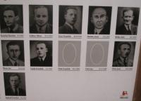 Photos of the men who were murdered in Javoříčko by the Lüdemann´s squad on May 5, 1945