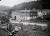 Statek v Javoříčku po vypálení