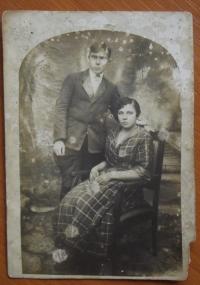 Wedding photo of the parents of Mr. Prochazka