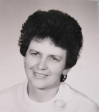 Manželka pamětníka Marie Nekvindová (Lněničková)