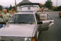 Brothers Gurecký, Vincour, Rumian travel for EUROCOR 98 in Slovakia (Junečerven 1998)