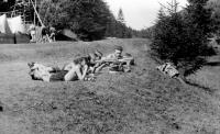 Shooting during the BIKINI camp in 1946