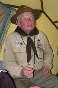 Fotografie z rozhovoru pro projekt Skautské století