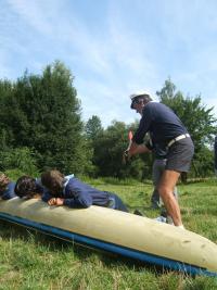 Tábor vodních skautů (oddíly Kompas a Kosatky) na Otavě 2009