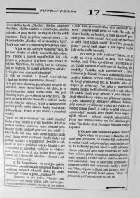 rozhovor s E. Konvičkou - S lilí v srdci (Totem I, 93-94, s. 17)
