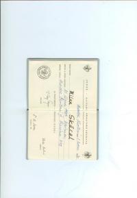 Milan Skácel průkaz