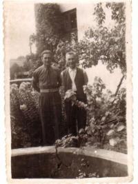 1945 With Father in Žermanice