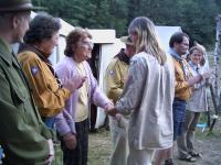 Scout camp in 2006 (M. Prokopová third from the left)