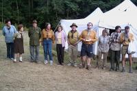 Scout camp in 2006 (M. Prokopová 5th from the left)
