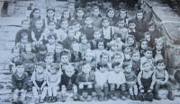 Řecké předškolní děti v Běhařově v roce 1950