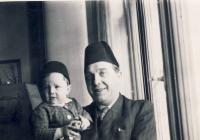 With father in fez