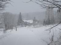 Dům na samotě Nové Domky, kde bydlí rodina Riegerova