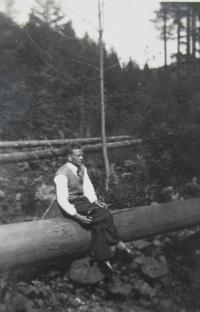 Adolf Neugebauer na výletě
