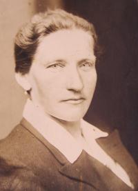 Aunt Marta Ronge, who took care of M. H. after the war
