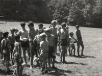 Scout camp in Baška (1991)