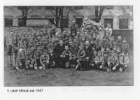 5. oddíl Místek v roce 1947