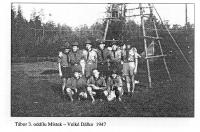 Tábor 3. oddílu Místek v roce 1947 - Velké Dářko