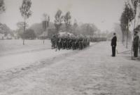 Fotografie Bohumila Bednaříka z výcviku v Anglii