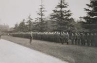 Fotografie Bohumila Bednaříka z výcviku v Anglii
