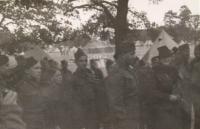 Fotografie Bohumila Bednaříka z výcviku v Anglii