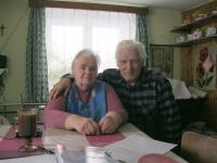 Hedvika Smržová s manželem Jiřím, leden 2012