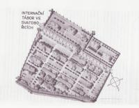 Mapa internačního tábora ve Svatobořicích