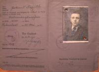 Driving licence of Ferdinand Maneth