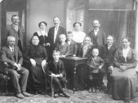 Rodina Kočkova v roce 1914