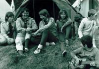 Den návštěv na táboře 1970