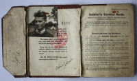 Soldiers service book - Čestmír Šikola Sr.