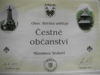 Čestné občanství obce Střelná