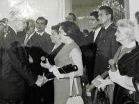 M. Sívek receives a decoration for J. Valčík from president L. Svoboda