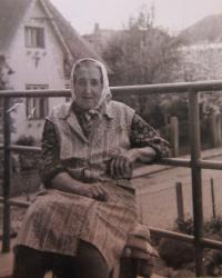 Mother Emilie Přerovská at the age of 90