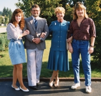 Rodinná fotografie, Kanada, 1988