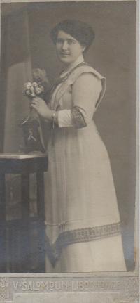 Božena Křivková's mother